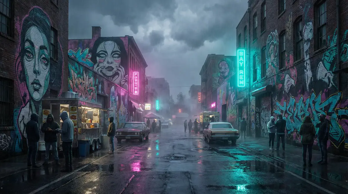 能播放ZOOM - 雨夜壁画街